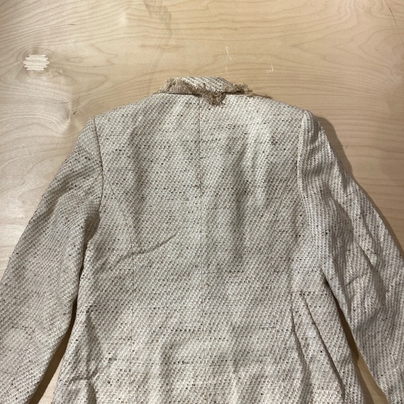 Ann May 100% Woven Silk Blazer size 10 (BT) - Picture 8 of 13